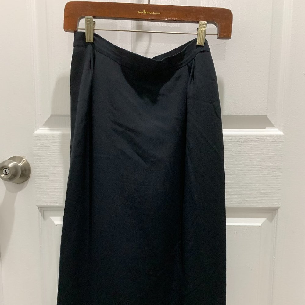 Vintage Gucci Black Midi Skirt